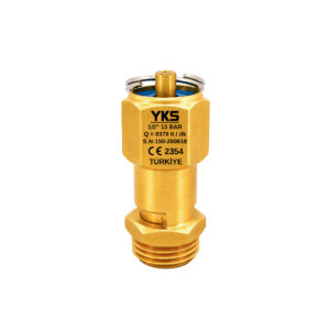 1/2" 13 Bar CE Certified Sealed Brass Safety Valve