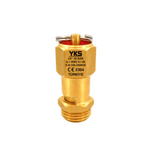 1/2 "18 Bar CE Certified Sealed Brass Safety Valve