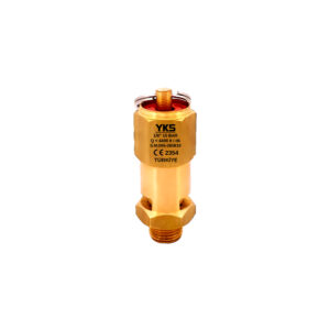 1/8” 15 Bar CE Belgeli Mühürlü Pirinç Emniyet Ventili