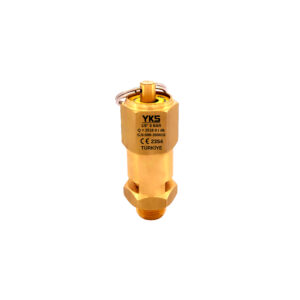 1/8” 8 Bar CE Belgeli Mühürlü Pirinç Emniyet Ventili