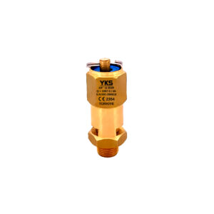 1/8” 11 Bar CE Belgeli Mühürlü Pirinç Emniyet Ventili