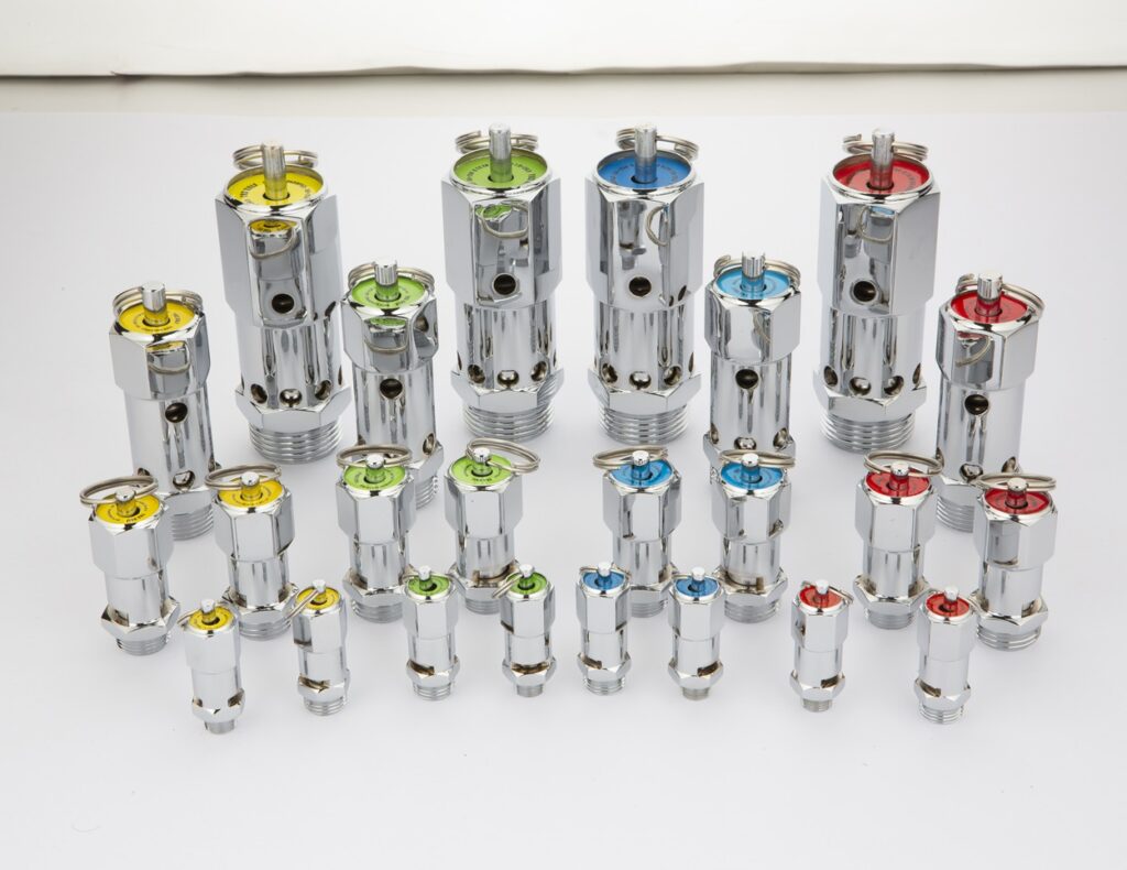 YKS Krom Kaplı Emniyet Ventilleri