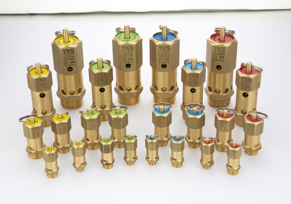 YKS Pirinç Emniyet Ventilleri